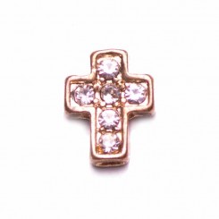 Gold Crystal Cross